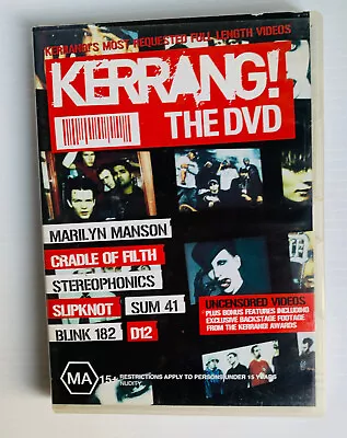 Kerrang The DVD - Cradle Of Filth Slipknot Marilyn Manson - All Region Music DVD • $17.33