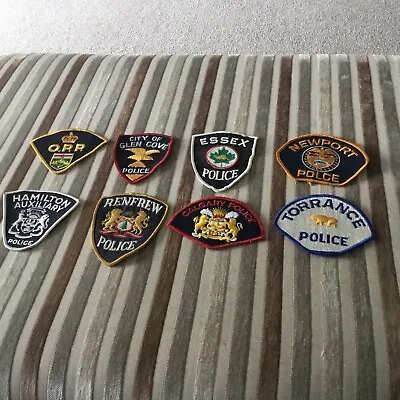 Obsolete USA Police Cloth Badges • £4.99