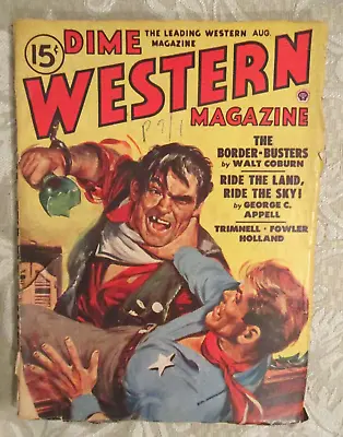 Pulp: Dime Western Magazine Vol.55 #4 - Aug 1949 - Walt Coburn Popular Publ. • $14.99