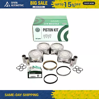 Pistons W/ Rings Fit 02-06 Honda CR-V 2.4L DOHC 16V K24A • $99.99