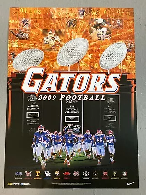 2009 Florida Gators Football Schedule Poster  • $8.95