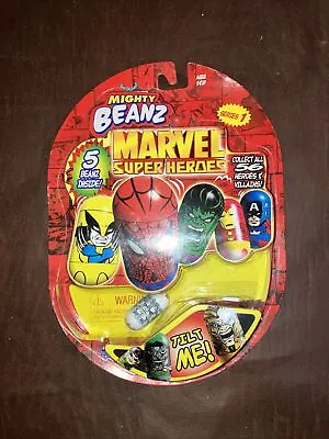 Mighty Beanz Marvel Super Heroes (Series 1) 5 Beanz Pack • $19