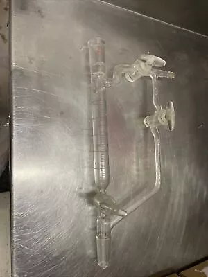 $225 • Buy  Chemglass Glass Variable Reflux Vacuum Distillation Head 14/20, 10/18 PTFE STPK