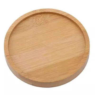 £3.11 • Buy Practical Round Wooden Plant Pot Saucer Water Environmentally Tray Base FB