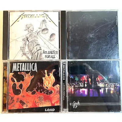 4 METALLICA ALBUMS (CD Lot) Heavy Metal Hard Rock Live Concert Studio Albums • $20.97