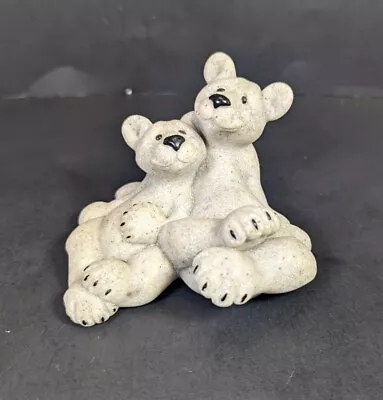 Quarry Critters Ben And Bonnie Polar Bear Figurine 2003 Second Nature Design • $24.99