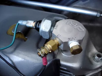 $35 • Buy Vw Type 1 3 Bug Bus Ghia Sending Unit 3 Outlet Adapter Tree Oil Pressure Sensor