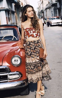 $80 • Buy Arnhem RARE Abigail Midi Skirt Raven 8-10