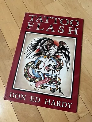 ORIGINAL RARE! Tattoo Flash By Don ED Hardy  Vintage Tattoo Flash Sealed New • $550