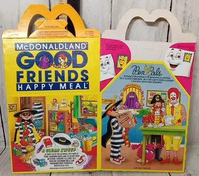 Vintage 1987 McDonald’s Happy Meal Box Lot Of 12! McDonaldland Good Friends • $13.96