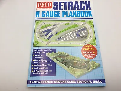 Peco IN-1 N Gauge Track Plans Book • £4.75