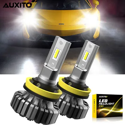 AUXITO 2x H11 H8 LED Headlight Fog Light Bulb H9 White Car DRL Lamp 6500K 4000LM • $24.23