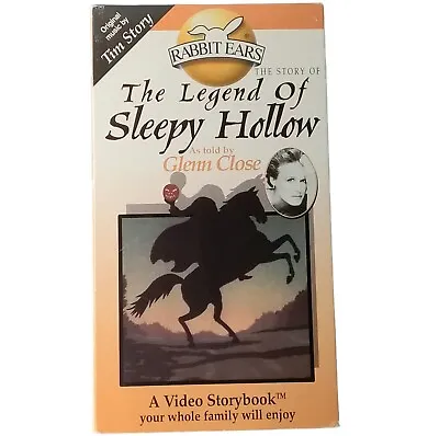 The Legend Of Sleepy Hollow VHS 1999 Rabbit Ears Told By Glenn Close  • $7.99