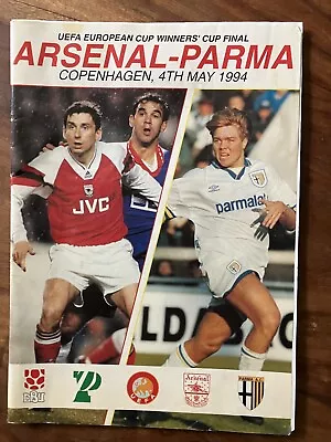 1994 ECWC Final ARSENAL V PARMA Good Condition Football Programme* • £19.99