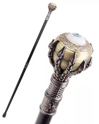 Penny Dreadful Gothic Eyeball Steampunk Gentleman Walking Stick Swaggering Cane • $46.42