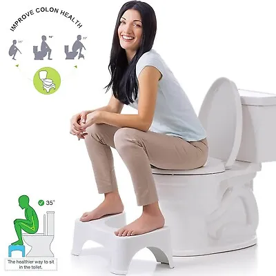 £10.85 • Buy Bathroom/toilet Squatty Step Stool Potty Squat Aid For Constipation Piles Relief
