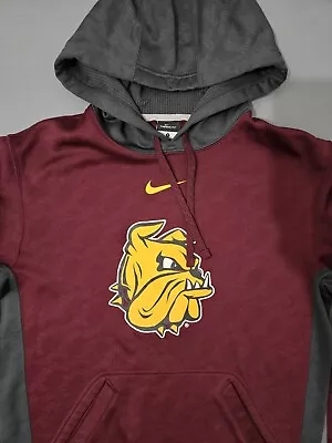 Nike Center Swoosh Hoodie Men's Small Maroon Minnesota Duluth Bulldogs... • $39.99