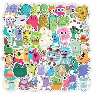 50 Pack Of Cute Monster  Stickers For Laptop/Water Bottle/Phone Case/Tablet/iPad • $4.99