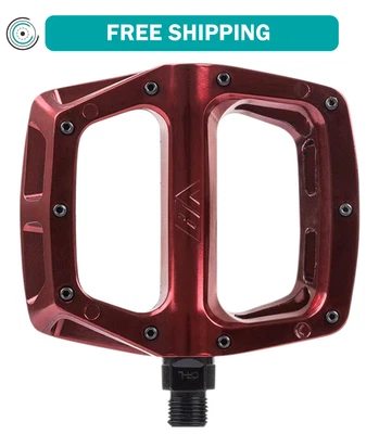 $53.42 • Buy DMR V8 Platform Pedals 9/16  Concave Aluminum Body 8 Removable Pins Electric Red