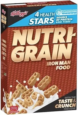 Kellogg's Nutri-Grain Protein Breakfast Cereal 200g (Free&Fast Shipping-AU) • $6