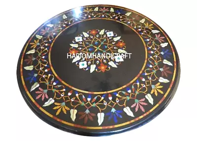 £659.43 • Buy Marble Top Dining Table Rare Stone Pietradure Inlaid Furniture Arts Decor H3003