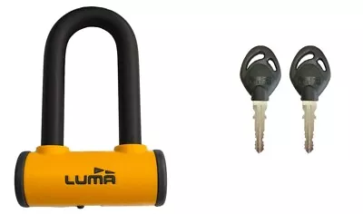 LUMA Procombi Bike U-Lock With Keys - Orange Heavy Duty Anti Theft U-Lock • $19.99