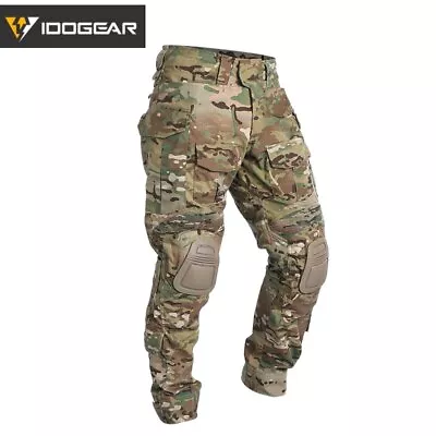 Combat Pants With Knee Pads Tactical Trousers MultiCam Hunting Camouflage • $114.76