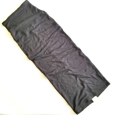 Bleusalt 00 Long Tube Skirt Maxi Solid Black Fitted Sexy Elastic Waist XXS XS • £87.57