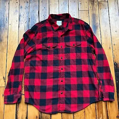 American Eagle Buffalo Plaid Red Flannel Lumberjack Men’s Size XL Soft Cotton • $20