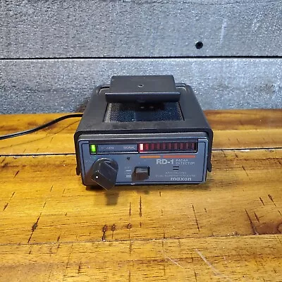 $13.99 • Buy Vintage Maxon RD-1 Anti Falsing Radar Detector 