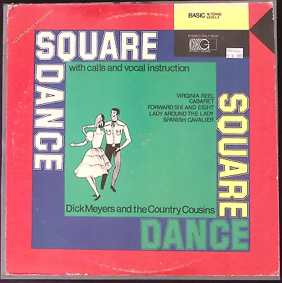 Dick Meyers County Cousins Square Dance With Calls Instruction Vinyl Lp 160-64w • $10.15