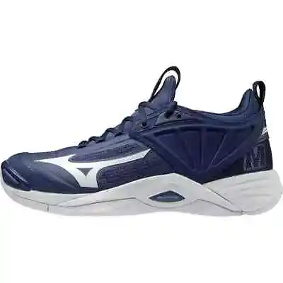 Mizuno Wave Momentum 2 Volleyball Shoes Navy White Women's Size 7 New • $71.97