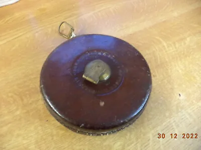 £10 • Buy John Rabone And Sons Leather Clad Tape Measure A/F