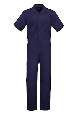 Mens Coverall Short Sleeve Jumpsuit Overol Mecanico Manga Corta Braga Mechanics • $29.50