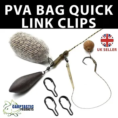 PVA Link Clips PVA Mesh Bag Clips 10 Or 20 Clips • £2.95