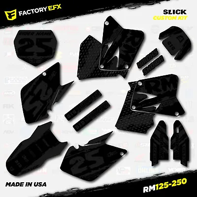 Blackout Graphics Kit Fits 04-12 Suzuki RM125 RM250 RM 125 250 Decals • $64.99