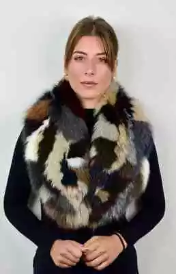 Fur Fox Collar Real Fur Stole Fox Collar • $140