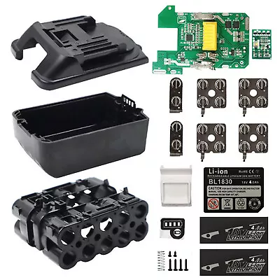 18V Li-Ion Battery Case PCB Circuit Board Charging Protection For Makita BL1830 • £25.18