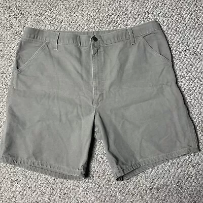 Carhartt Vintage Mens Size 42 B25 Canvas Carpenter Shorts Made In USA • $28.99