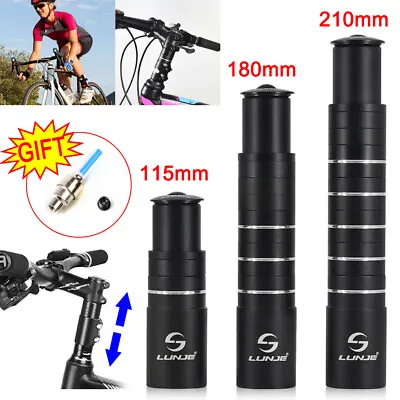 £10.29 • Buy Bicycle Fork Stem Extender Handlebar Riser Extension Adapter Fits Mountain Bike