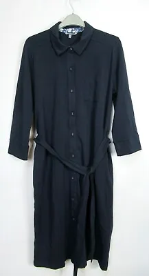 £14.39 • Buy New Womens Laura Ashley Jersey Shirt Dress Navy Size 8 - 18