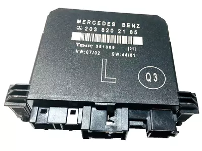 Mercedes Multiplex Module Control Left Rear Door C-Class 2001-2007 OEM 20382 • $24.95