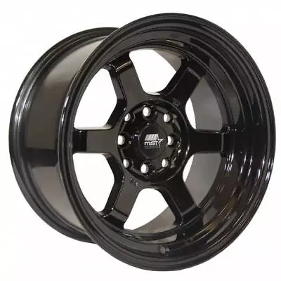 MST Time Attack 17x9 4x100 20 Black Wheels(4) 73.1 17  Inch Rims • $709.20