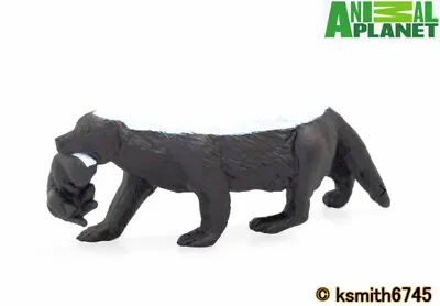 Mojo Animal Planet HONEY BADGER & BABY Solid Plastic Toy Wild Zoo * NEW • £5.25