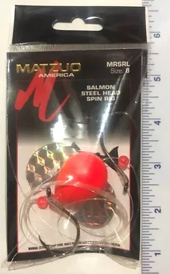 5 Matzuo Salmon Steelhead Spin Rigs MRSL Size 8 • $9.99