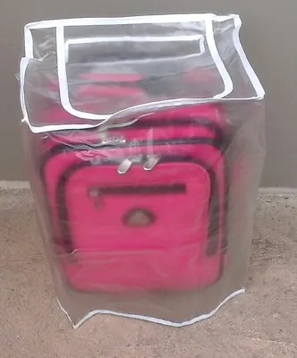 Avalon Locker Size Trolley Bag Rain Cover Transparent Plastic Protection  • $14