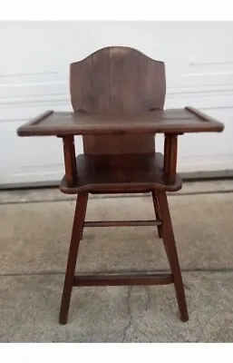 Vintage 1950's Wooden Highchair • $190