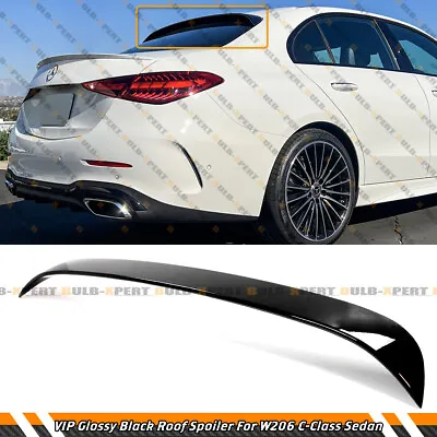 Vip Gloss Black Rear Roof Spoiler For 2022-2024 Mercedes C-class W206 C300 Sedan • $94.99