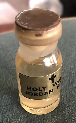 Vintage Bottle Holy Water Jordan River Israel Glass Bottle Wax Sealed 2” Tall • $49.99