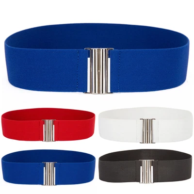 £2.39 • Buy Elasticated Stretch Wide Nurse Belt 1950's Retro Vintage Waist Cincher Belts New
